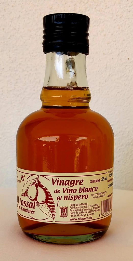 Catalogo vinagre blanco de nispero 25 cl